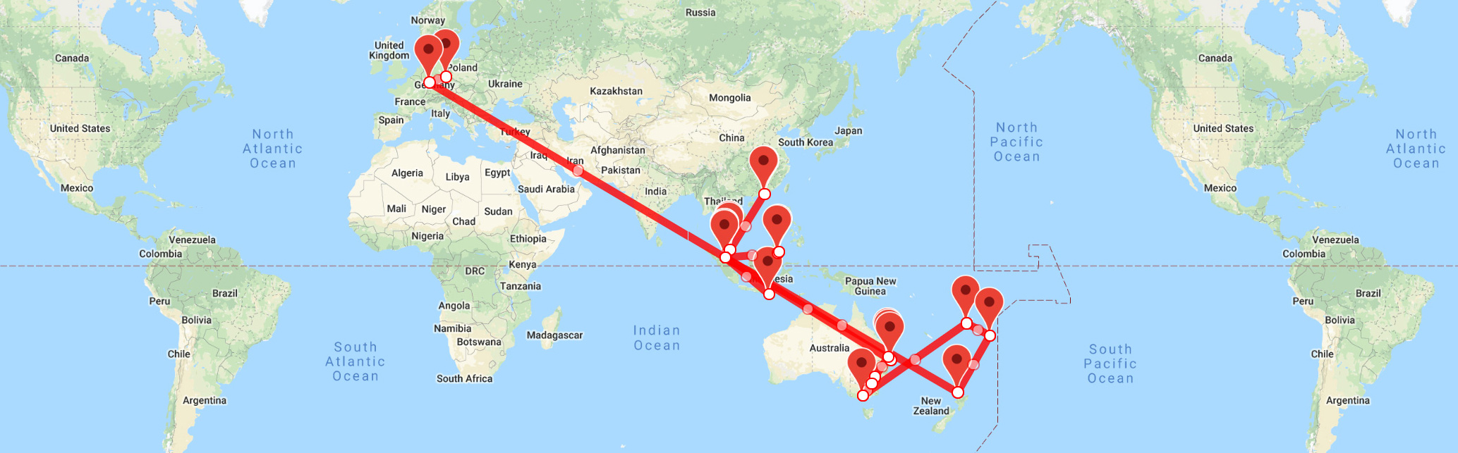 Reiseroute