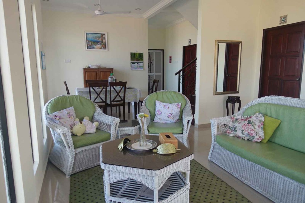 Gemeinschaftsraum in der Seaside Lodge