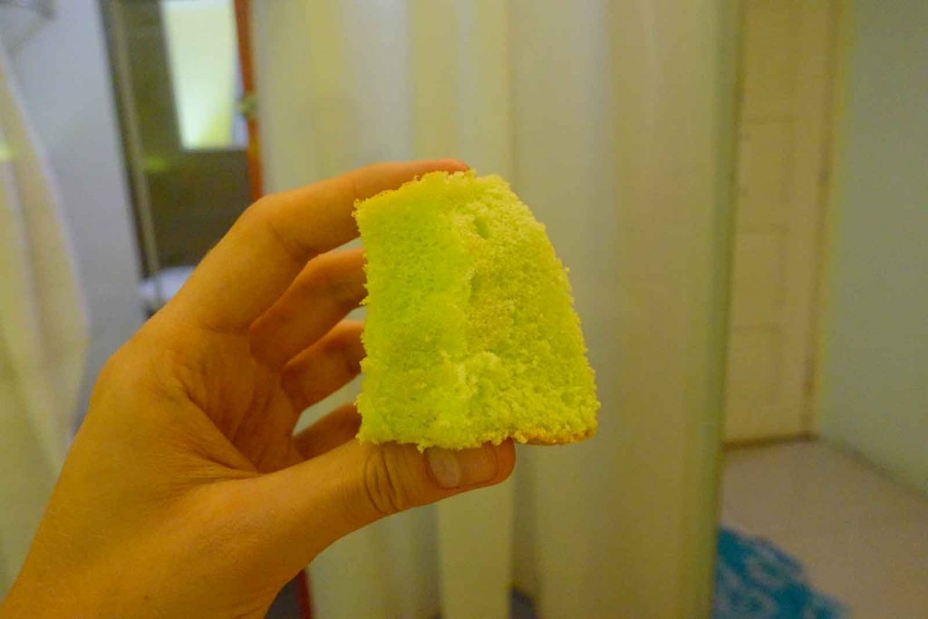 Chiffon-Kuchen vorher