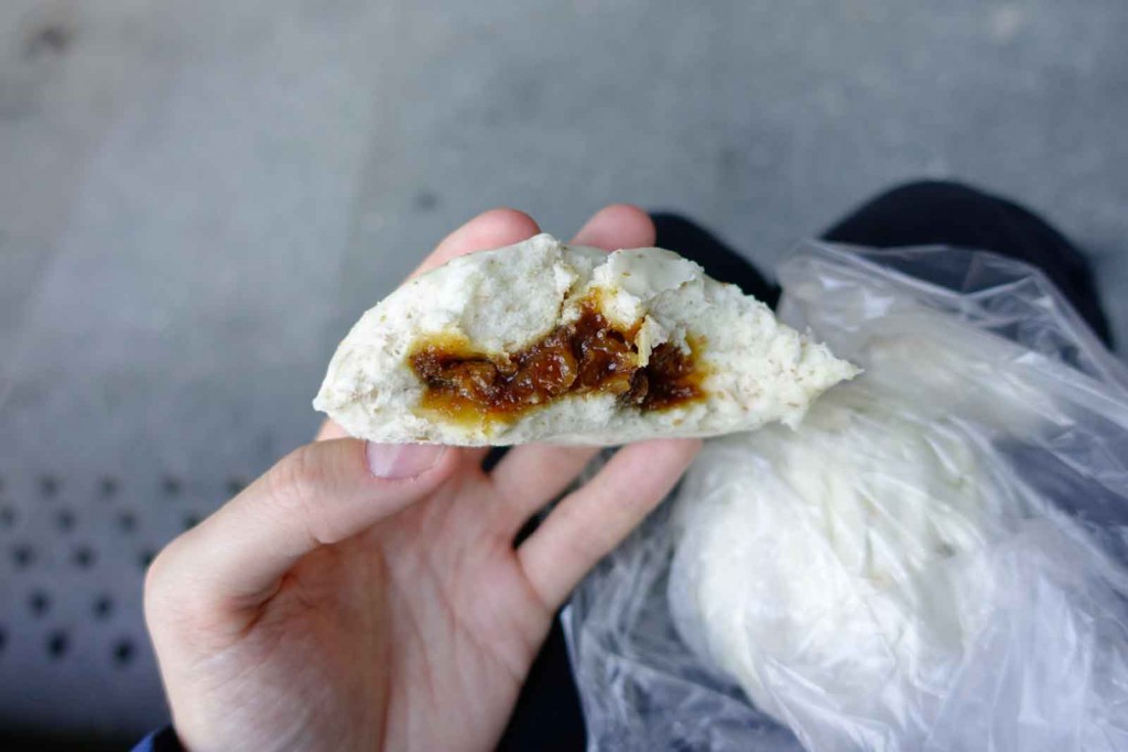 Baozi mit Biss