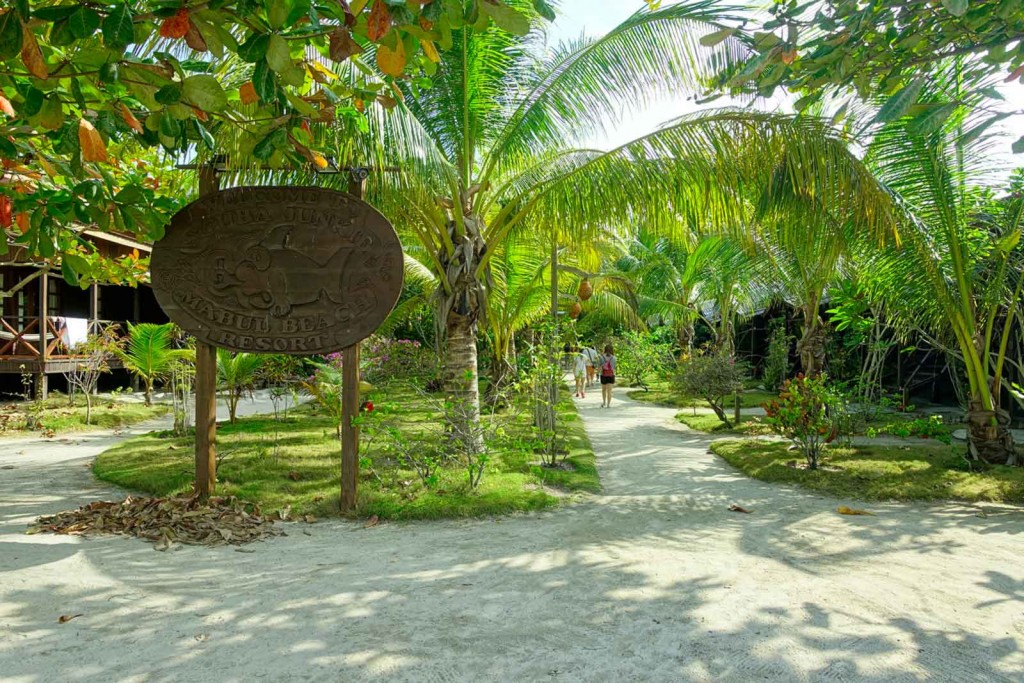Eingang Mabul Beach Resort