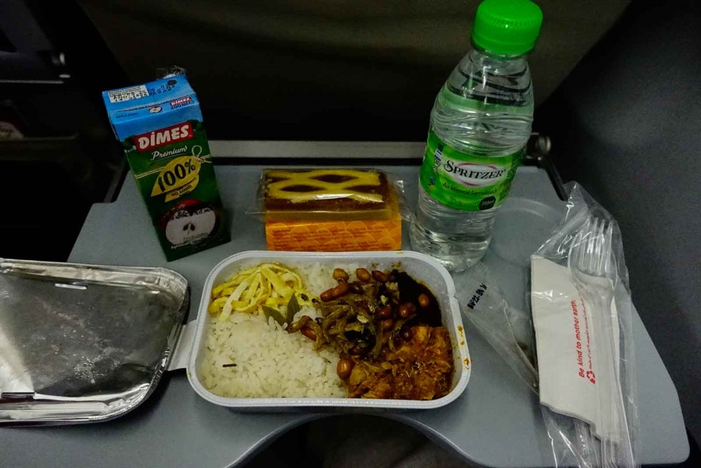 Nasi Lemak bei Air Asia