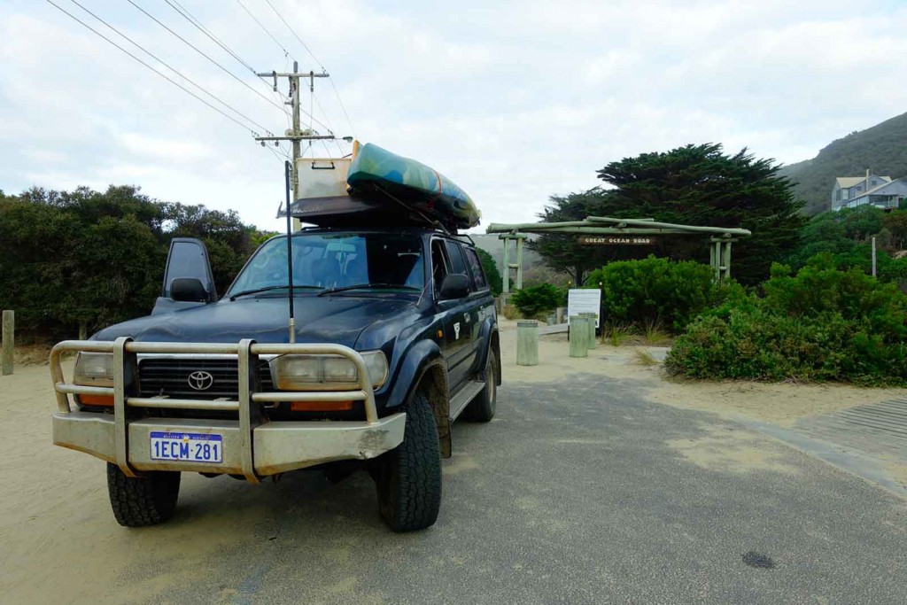 Land Cruiser an der Great Ocean Road