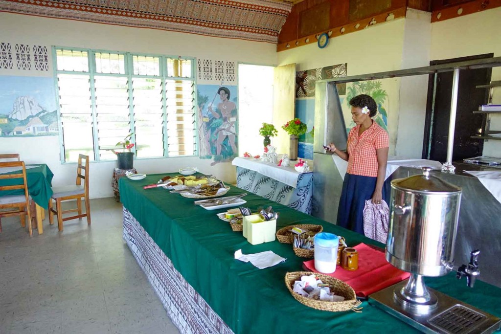 Buffet im Waya Lailai Ecohaven