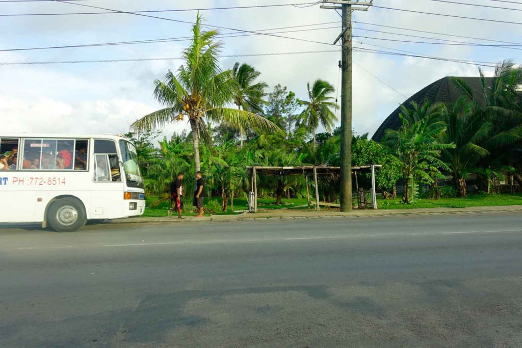 Bushaltestelle auf Tonga